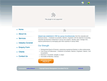 Tablet Screenshot of inkwestmanagement.com